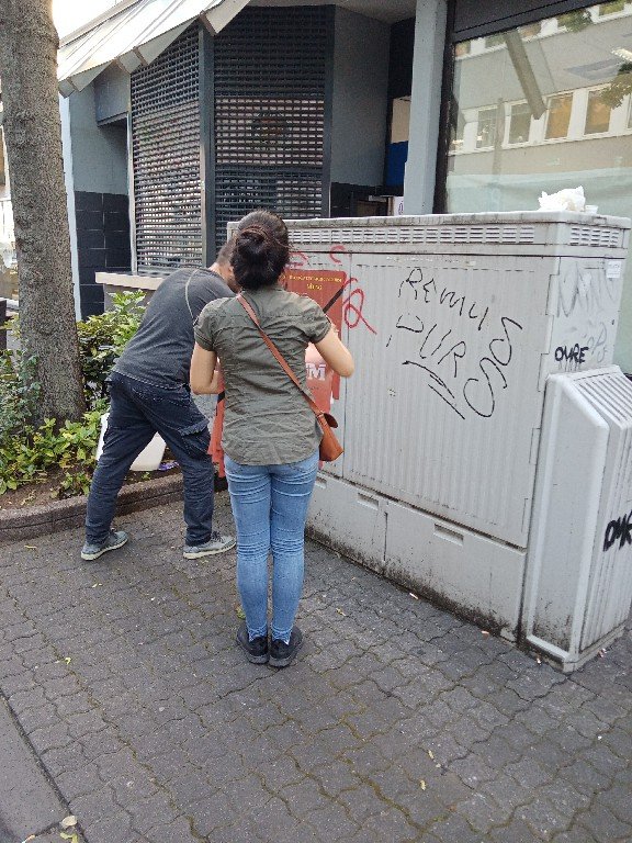 Almanya Hanau’da Çarşısında 20 Haziran İçin Afiş Çalışması - Image 1