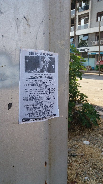 İzmir Devrimci İşçi Hareketi: CHP’li Şişli Belediye Başkanı Muammer Keskin Tescilli İşçi Düşmanıdır - Image 4 İzmir Devrimci İşçi Hareketi: CHP’li Şişli Belediye Başkanı Muammer Keskin Tescilli İşçi Düşmanıdır - Image 4