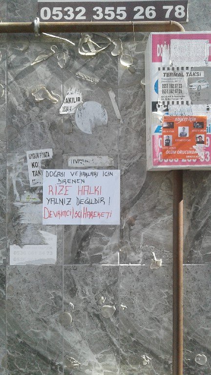 Devrimci İşçi Hareketi Rize’de Direnen Halk İçin Duvar Gazetesi Astı - Image 1