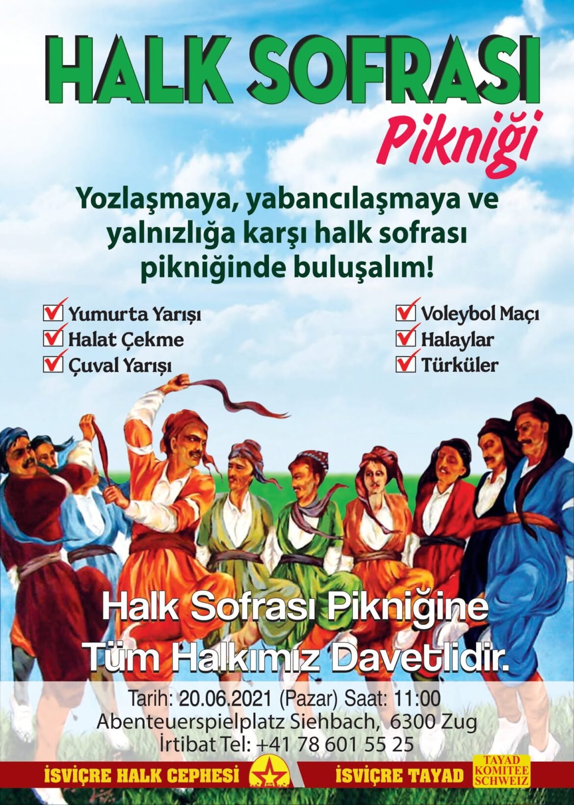 İsviçre Halk Cephesi’nden Halk Sofrası Pikniğine Davet - Image 1