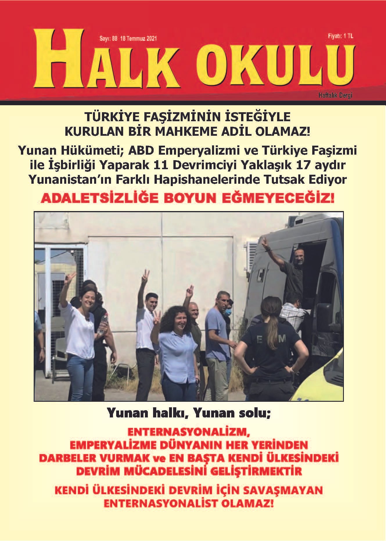 Halk Okulu 88. Sayısı Çıktı - Image 1 Halk Okulu 88. Sayısı Çıktı - Image 1