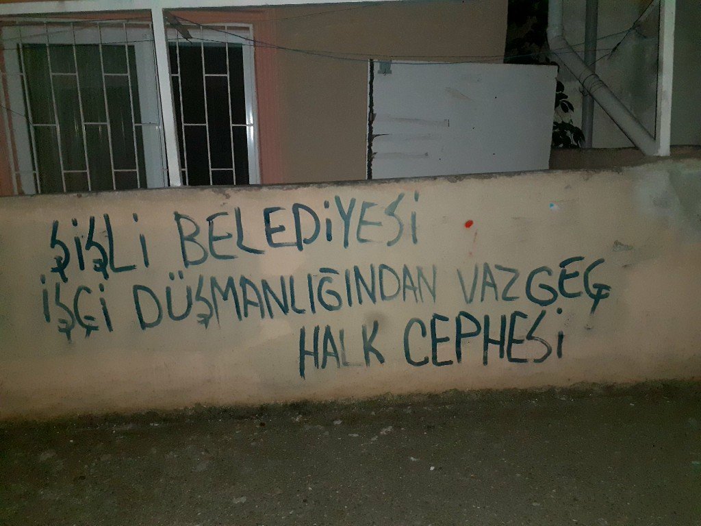 Bir Mayıs Halk Cephesi Yazılama Yaptı - Image 1