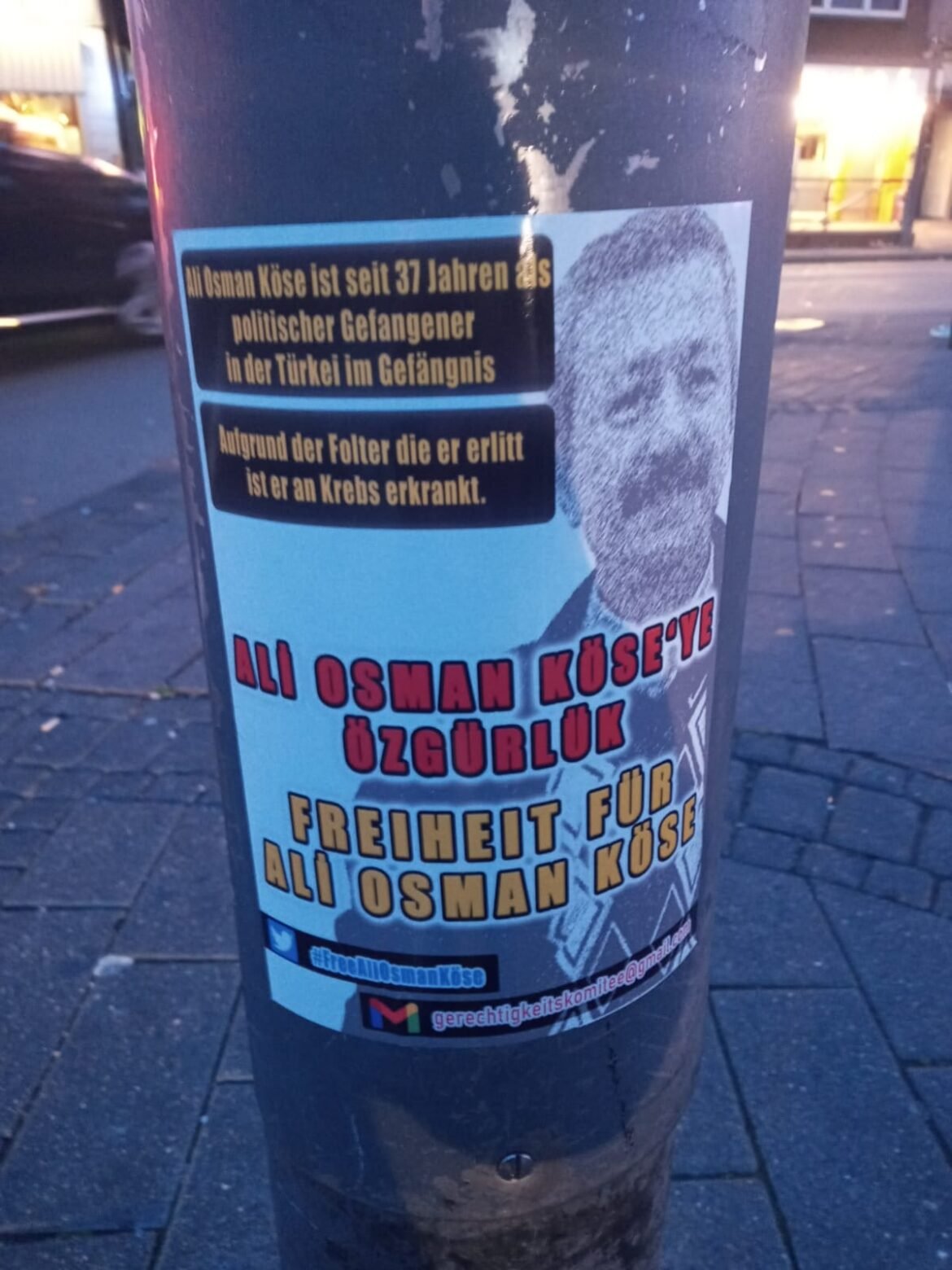 Köln Adalet İstiyoruz Komitesi Ali Osman Köse İçin Pullama Yaptı - Image 1