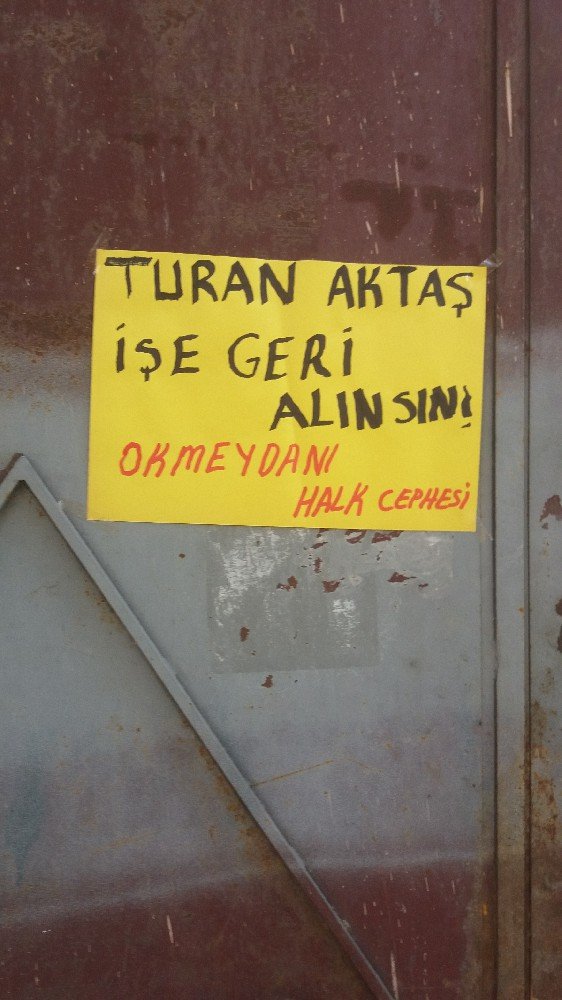 Okmeydanı Halk Cephesi Turan Aktaş İçin Duvar Gazetesi Çalışması Yapıldı - Image 1