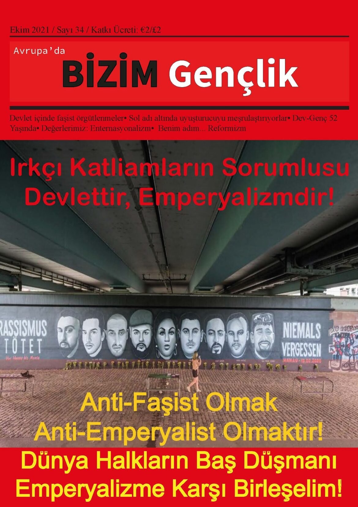 Avrupa Bizim Gençlik Dergisi 34. Sayısı Çıktı - Image 1