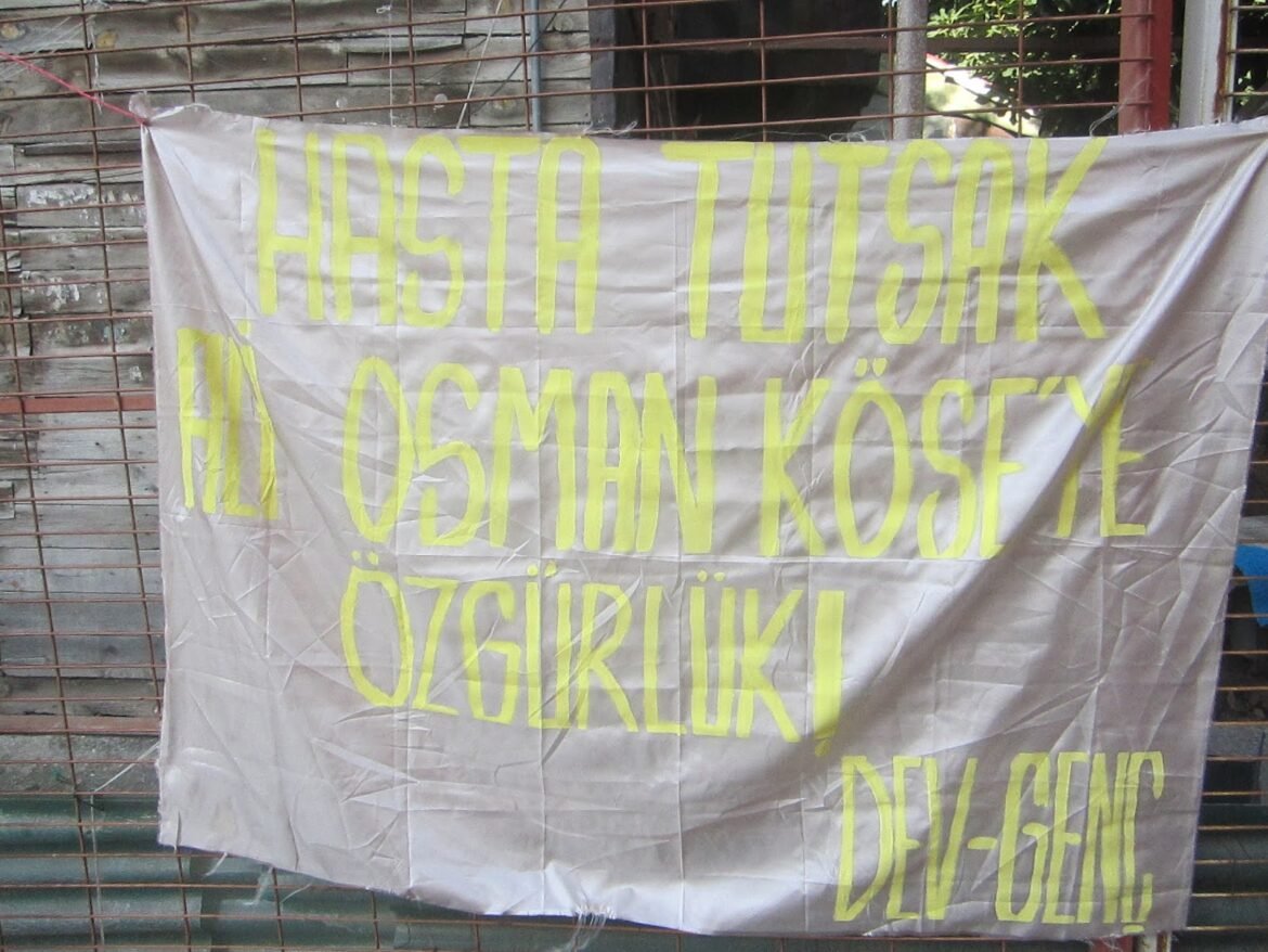 İstanbul Anadolu Yakası’nda Hasta Tutsak Ali Osman Köse İçin Pankart Asıldı - Image 1