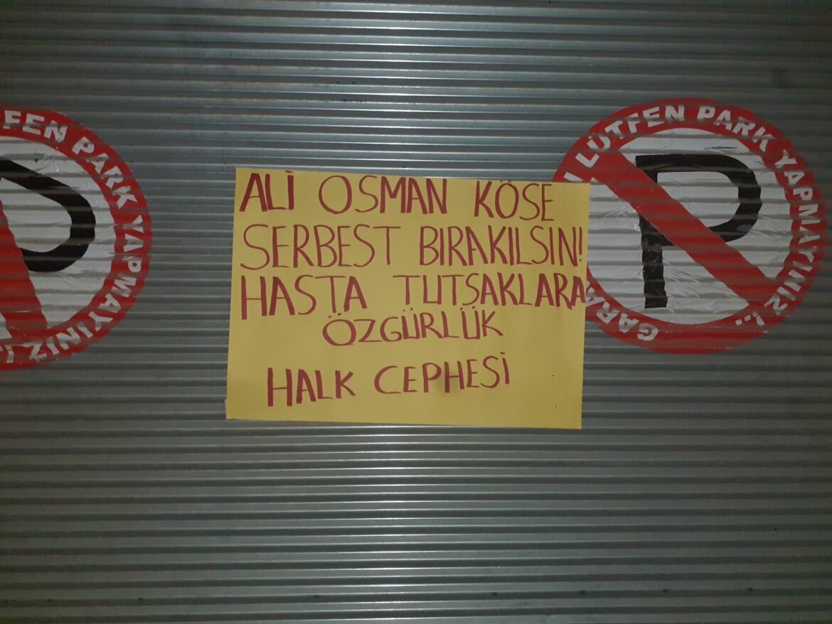 Bir Mayıs Halk Cephesi: Tutsaklar ve Direnişçiler İçin Duvar Gazetesi Astı - Image 1
