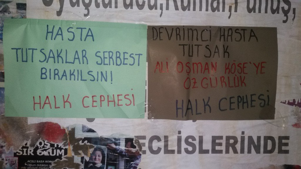 Okmeydanı’nda Ali Osman Köse’nin Tahliyesi İçin Duvar Gazeteleri Asıldı - Image 1