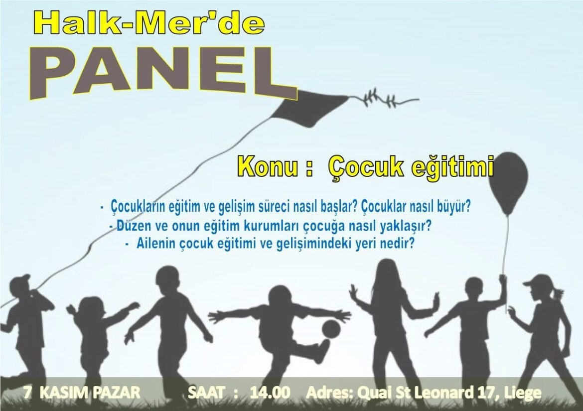 Belçika Halk-Mer’de Çocuk Eğitimi Paneli - Image 1