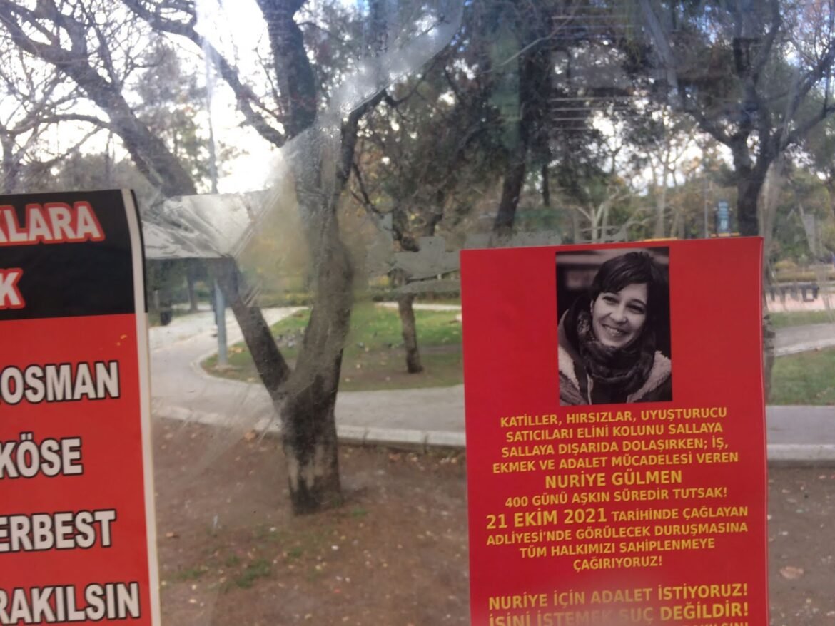 TAYAD’lı Aileler İzmir-Buca’da Nuriye Gülmen’in Serbest Bırakılması İçin Pullama Çalışması Yaptı - Image 1