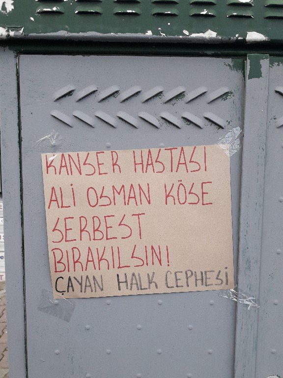 Çayan Halk Cepheliler Ali Osman Köse İçin Duvar Gazetesi Yaptı - Image 1