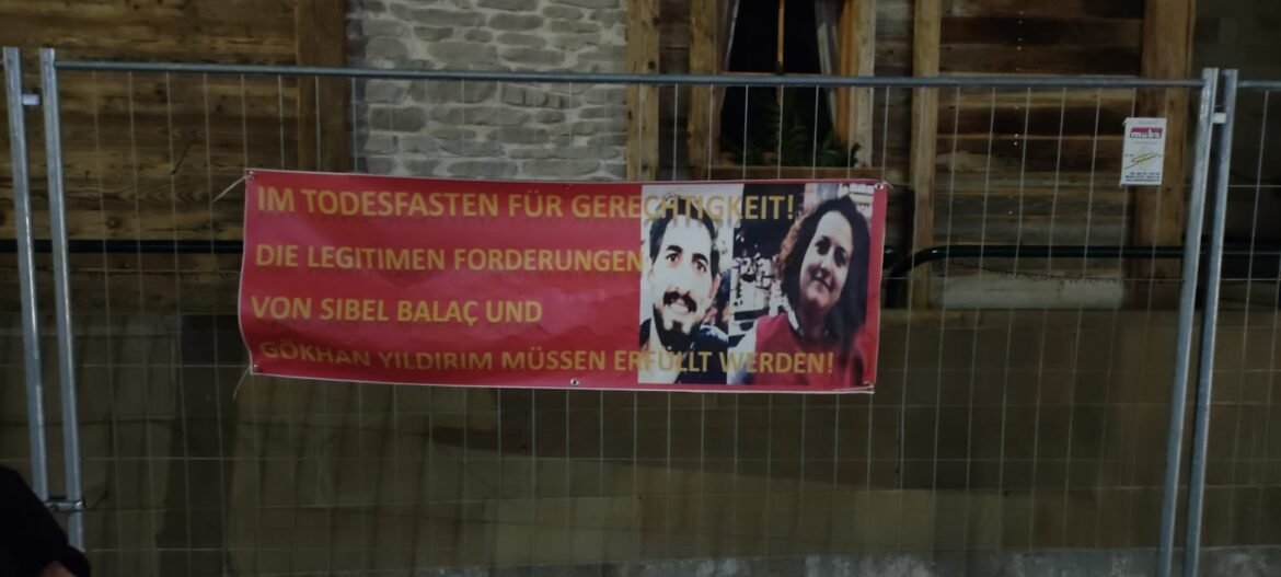 Stuttgart’ta Ölüm Orucu Direnişçileri İçin Pankart Asıldı - Image 1