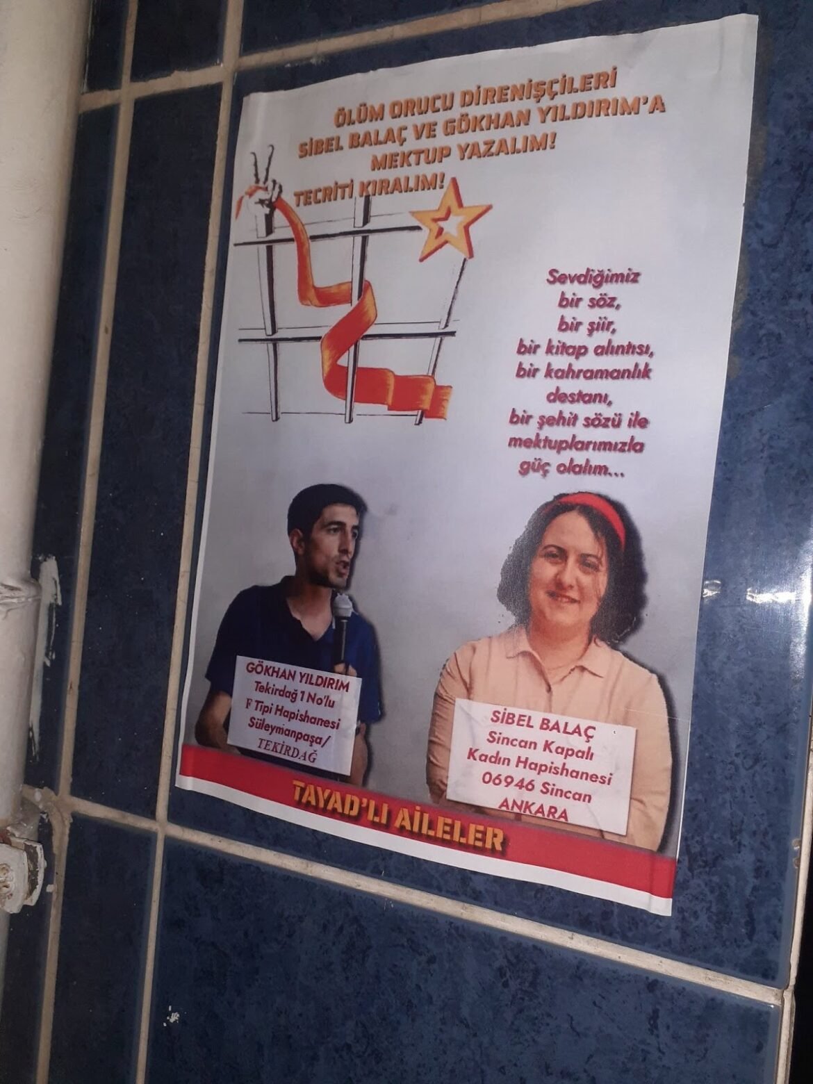 Bir Mayıs Halk Cephesi Ölüm Orucu Direnişçileri İçin Pullama Çalışması Yaptı - Image 1