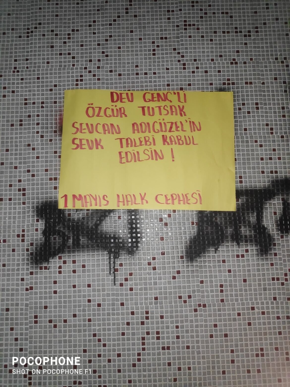 Birmayıs Halk Cephesi Sevcan Adıgüzel İle İlgili Duvar Gazetesi Çalışması Yaptı - Image 1
