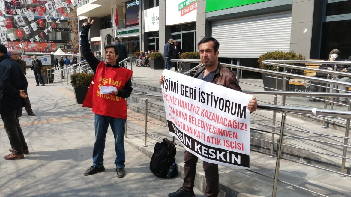 Çankaya Belediye İşçisi Yasin Keskin Direnişin 26. Gününde - Image 1