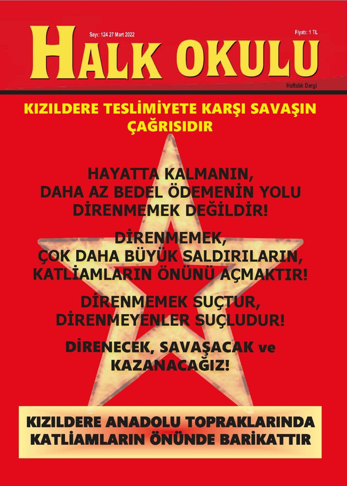 Halk Okulu 124. Sayısı Çıktı - Image 1