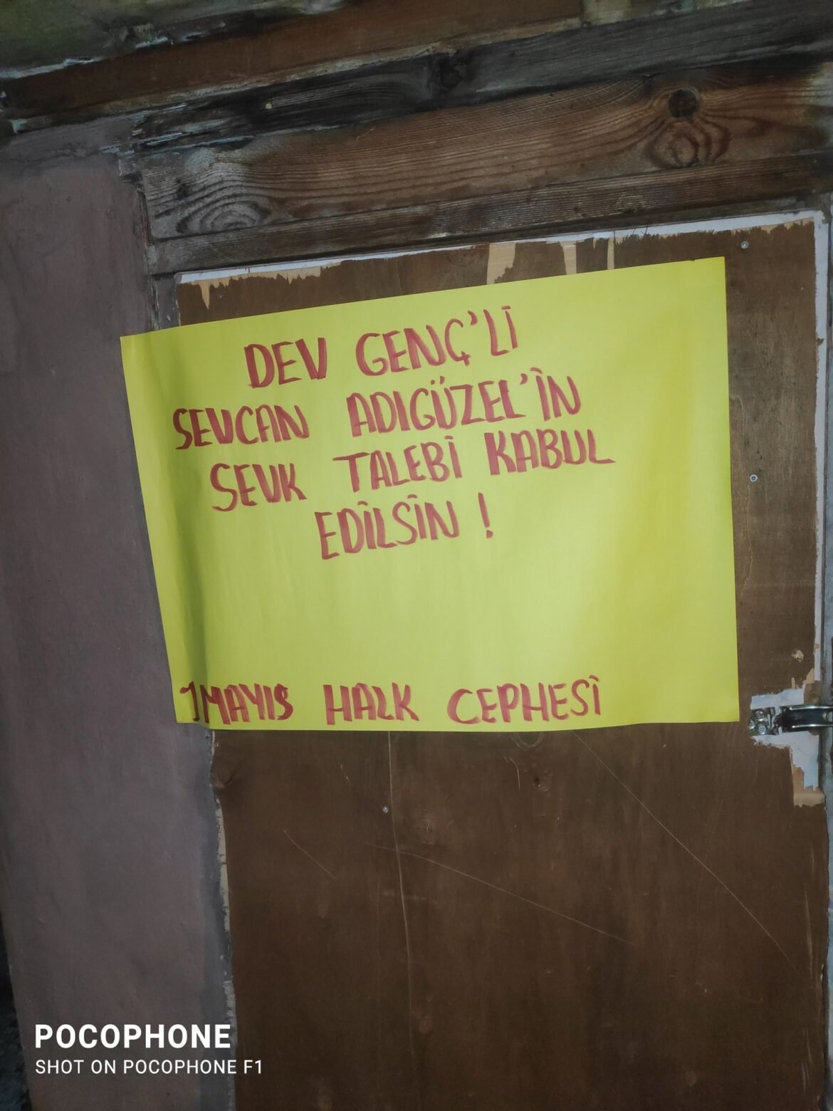 Bir Mayıs Halk Cephesi: Süresiz Açlık Grevindeki Sevcan Adıgüzel’in Sevk Talebi Kabul Edilsin - Image 1