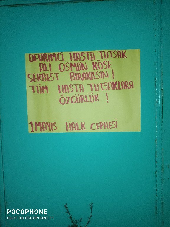 Bir Mayıs Halk Cephesi: Mehmet Akif Katırcı Savcı Değil Devrimci Katilidir - Image 1