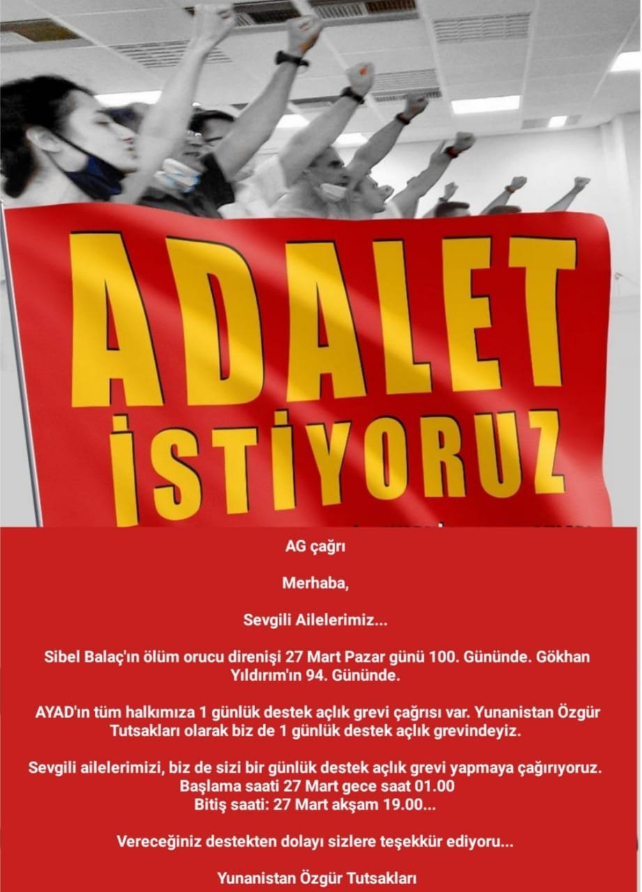 Yunanistan Özgür Tutsakları: Sibel Balaç Ve Gökhan Yıldırım’ın Talepleri Kabul Edilsin - Image 1