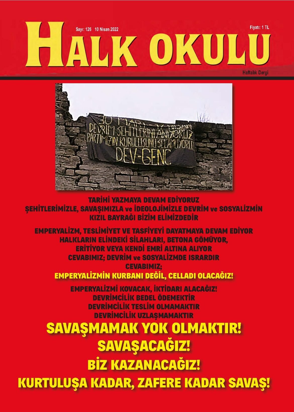 Halk Okulu Dergisi 126. Sayısı Çıktı - Image 1