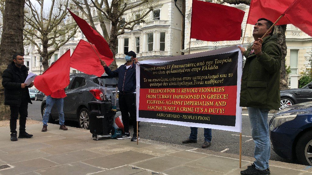 Londra’da Yunanistan’da Tutsak 11 Devrimci İçin Adalet Nöbetine Devam Ediyor - Image 1
