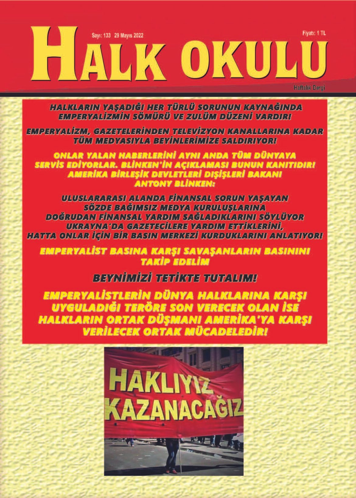 Halk Okulu Dergisi 133. Sayısı Çıktı - Image 1
