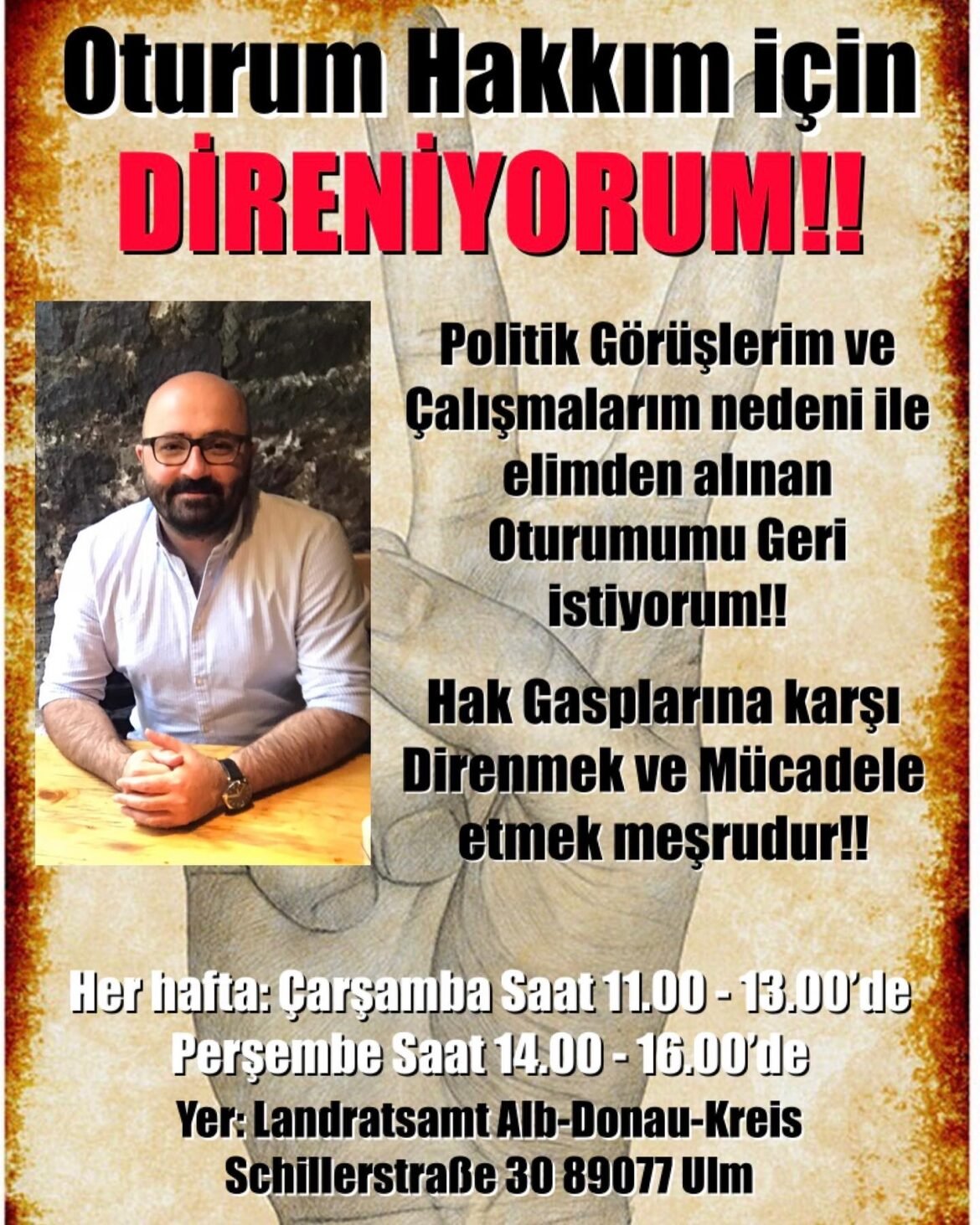 Murat Aşık Oturum Hakkım için Direniyorum! - Image 1