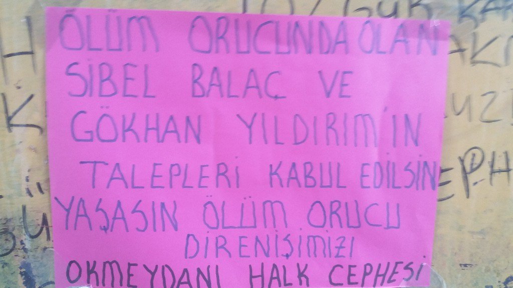 Okmeydanı’nda Ölüm Orucu Direnişçileri İçin Duvar Gazetesi Çalışması Yapıldı - Image 1
