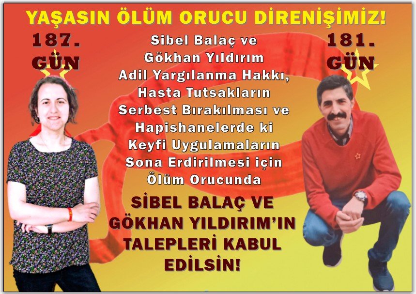 Ölüm Orucu Direnişi: Sibel Balaç 187. Gökhan Yıldırım 181. Gününde - Image 1