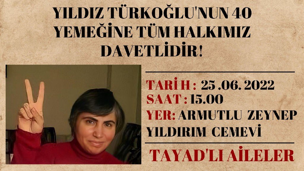 TAYAD’lı Aileler: Yıldız Türkoğlu’nun 40 yemeği Çağrı - Image 1