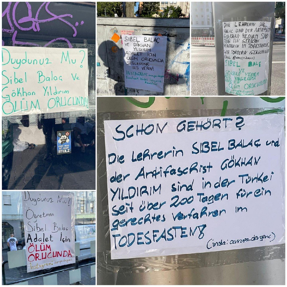 Almanya Dev Genç Sibel ve Gökhan İçin Duvar Gazetesi Çalışması Yaptı - Image 1