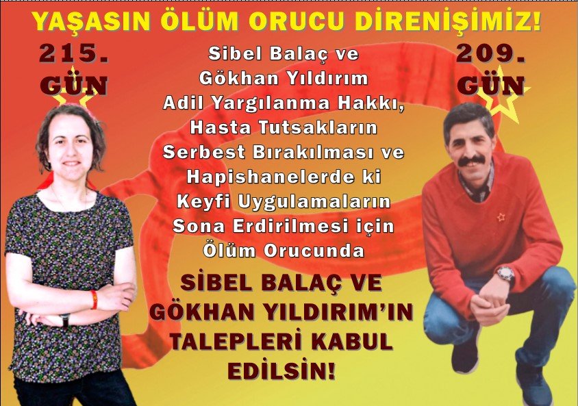 Ölüm Orucu Direnişi: Sibel Balaç 215. Gökhan Yıldırım 209. Gününde - Image 1