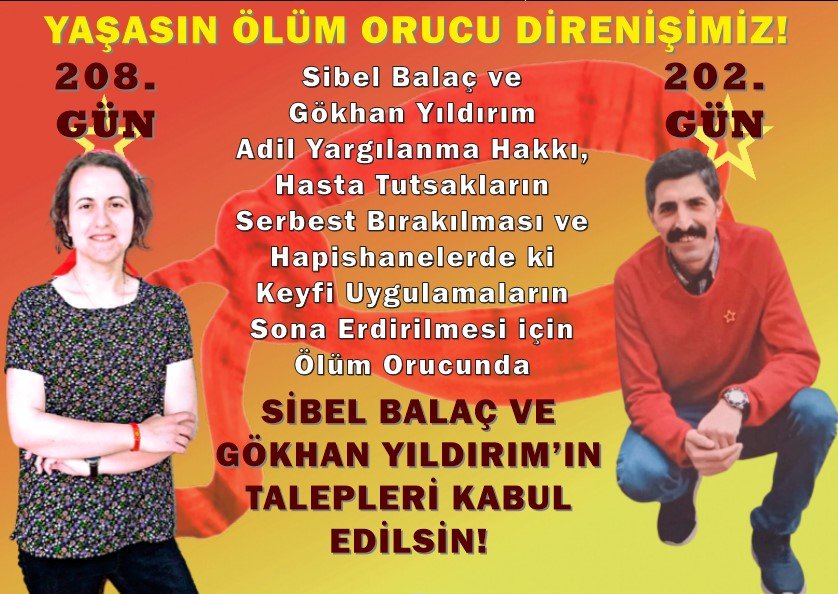 Ölüm Orucu Direnişi: Sibel Balaç 208. Gökhan Yıldırım 202. Gününde - Image 1