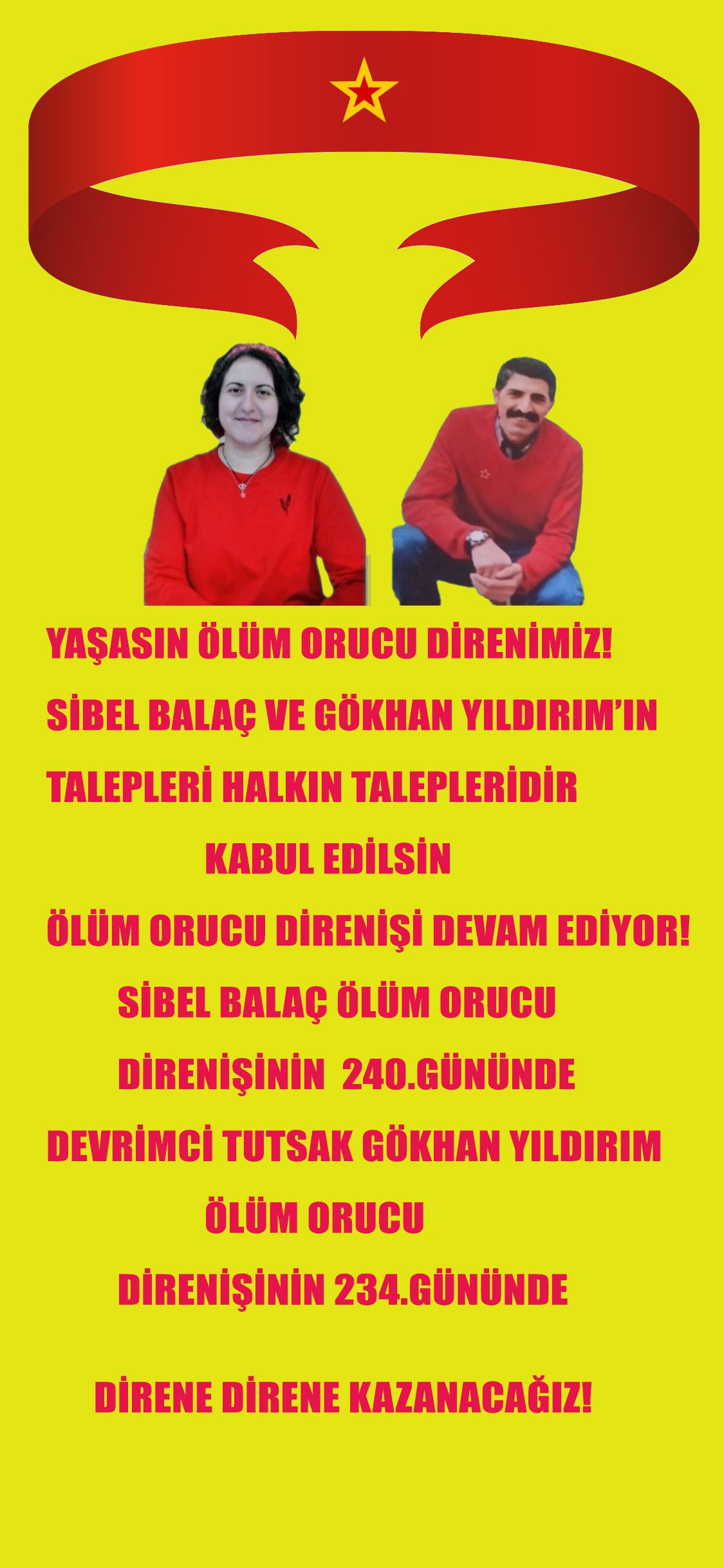 Ölüm Orucu Direnişi: Sibel Balaç 240. Gökhan Yıldırım 234. Gününde - Image 1