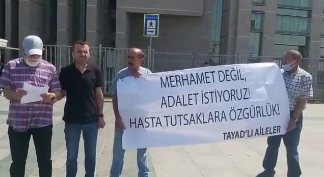 Çağlayan Adliyesi Önünde TAYAD’lı Aileler Hasta Tutsaklar Ve Ölüm Orucu Direnişçileri İçin Eylem Yaptı - Image 1