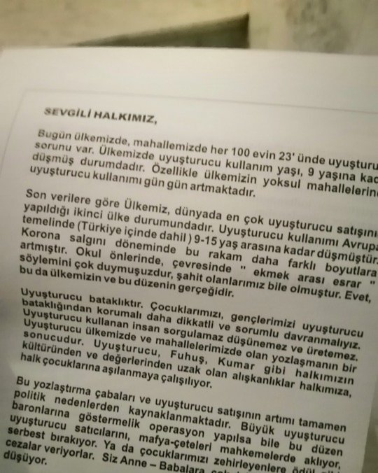 Gazi Mahallesinde Uyuşturucuya Karşı Kitle Çalışması Yapıldı - Image 1