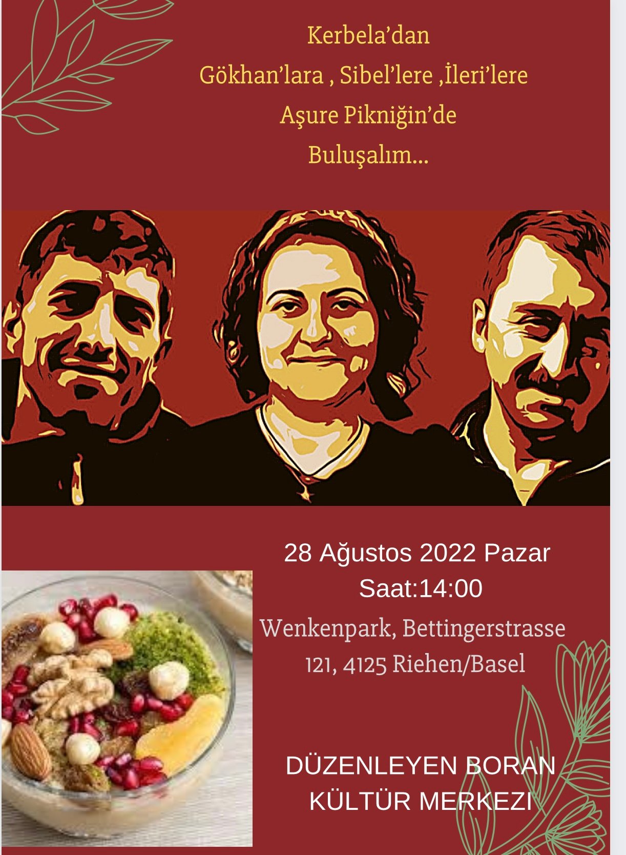 İsviçre Boran Kültür Merkezi’nden Aşure Pikniğine Çağrı - Image 1