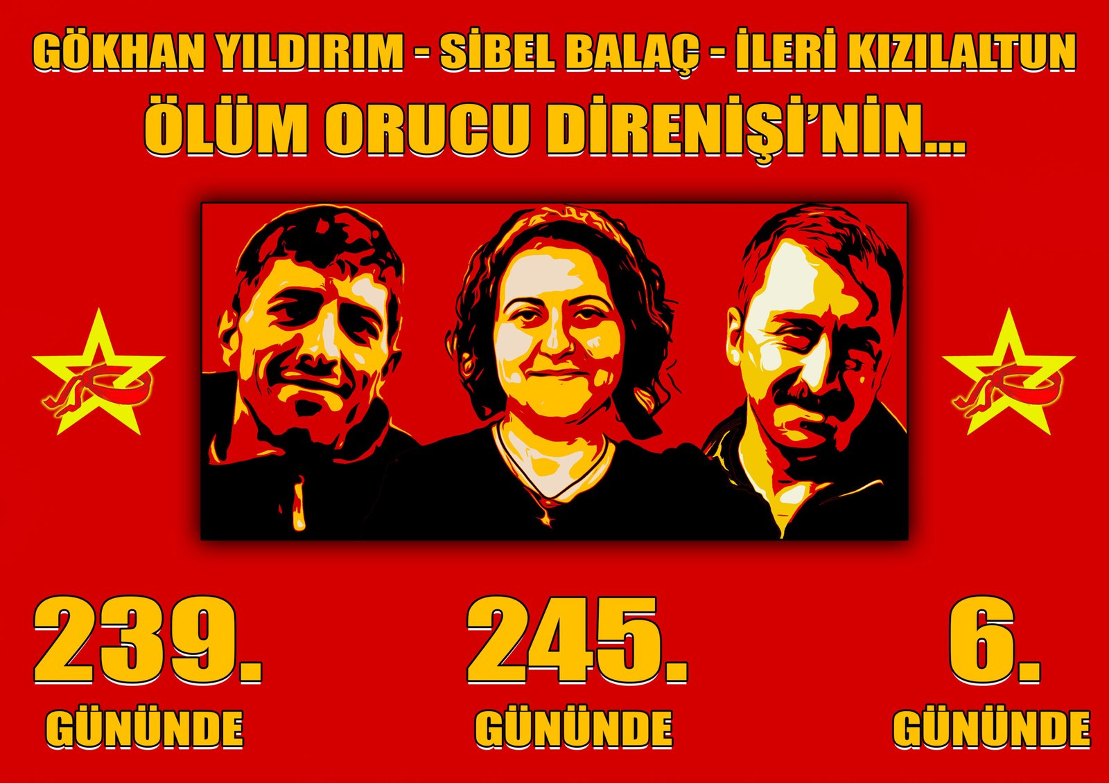 Yunanistan Halk Cephesi Ölüm Orucu Direnişine Destek Vermek Amacıyla 1 Günlük Açlık Grevi Yaptı - Image 1