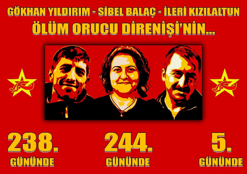 Ölüm Orucu Direnişi: Sibel Balaç 244. Gökhan Yıldırım 238. İleri Kızılaltun 5. Gününde - Image 1