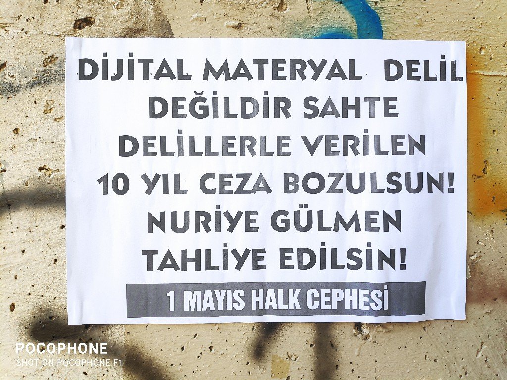 Bir Mayıs Halk Cephesi: Nuriye Gülmen için Ozalit Çalışması - Image 1