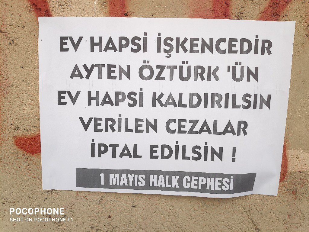 Bir Mayıs Halk Cephesi: Ayten Öztürk için Ozalit Çalışması Yaptı - Image 1
