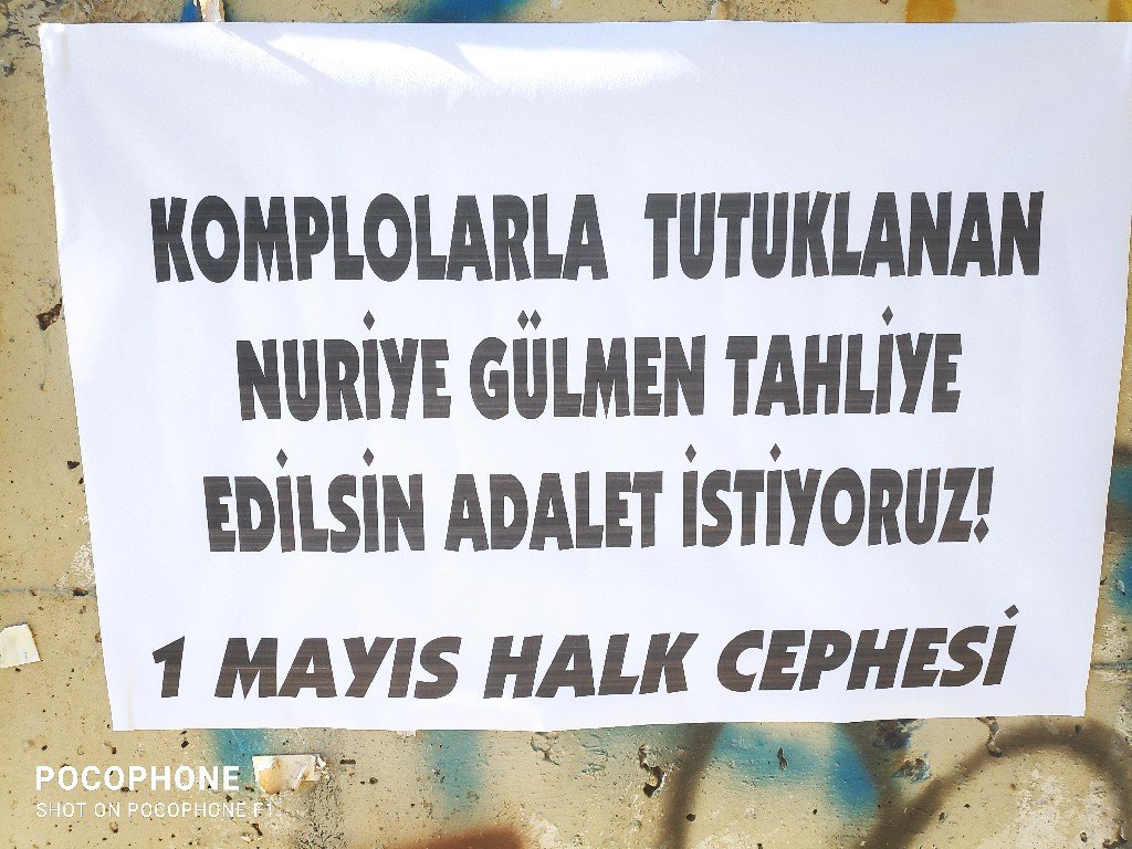 Bir Mayıs Halk Cephesinden Nuriye Gülmen İçin Ozalit Çalışması - Image 1