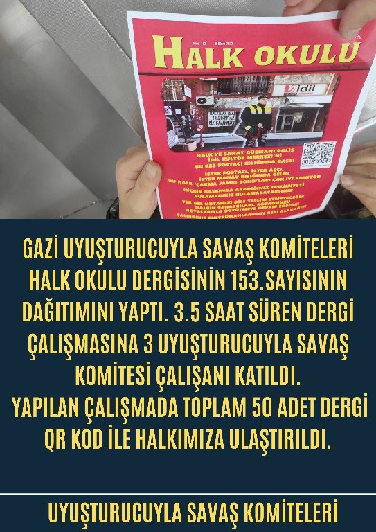 Gazi Uyuşturucu ile Savaş Komitelerinden Foto Roman - Image 1
