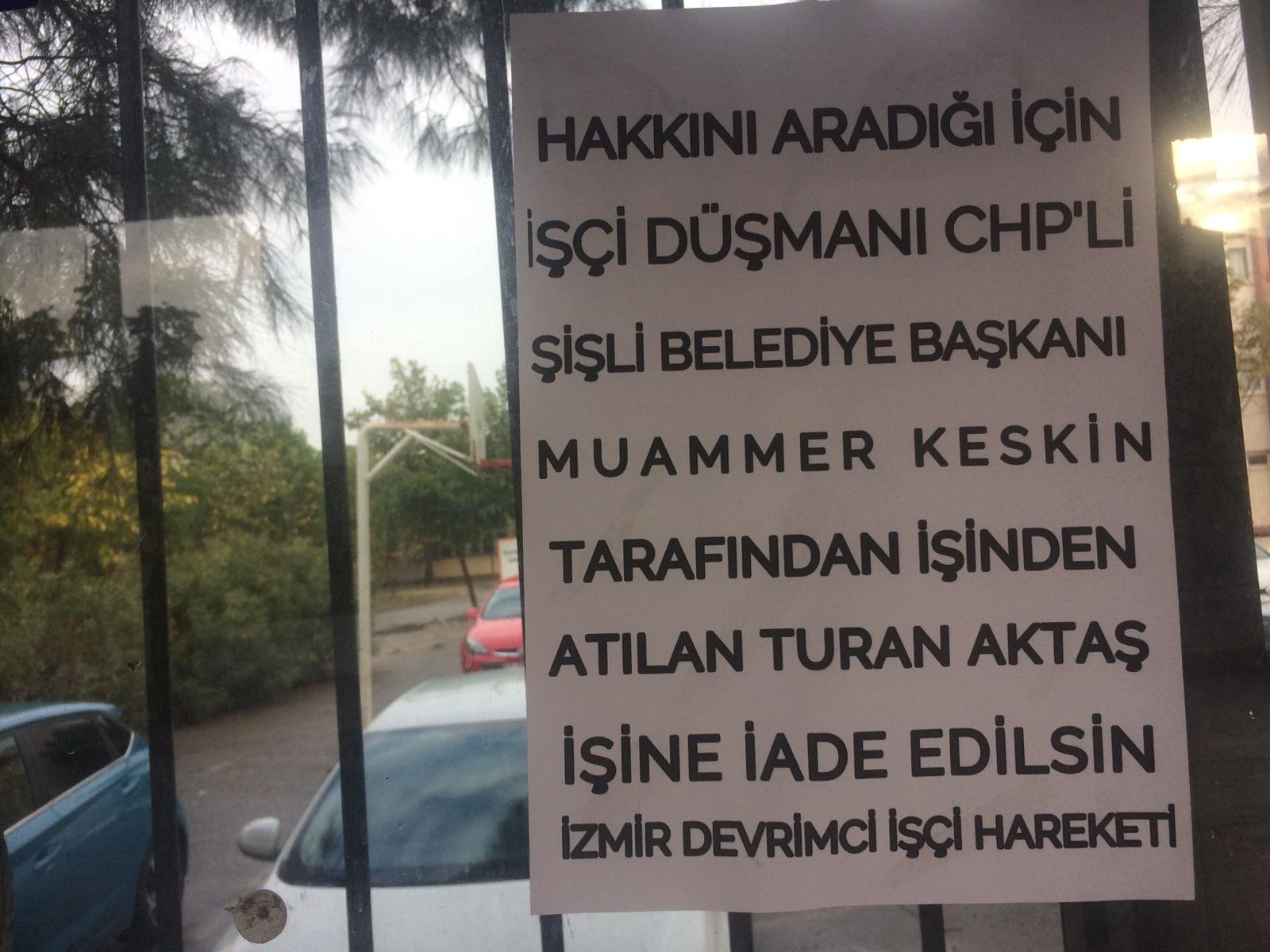 İzmir DİH Buca’da Duvar gazetesi astı - Image 1