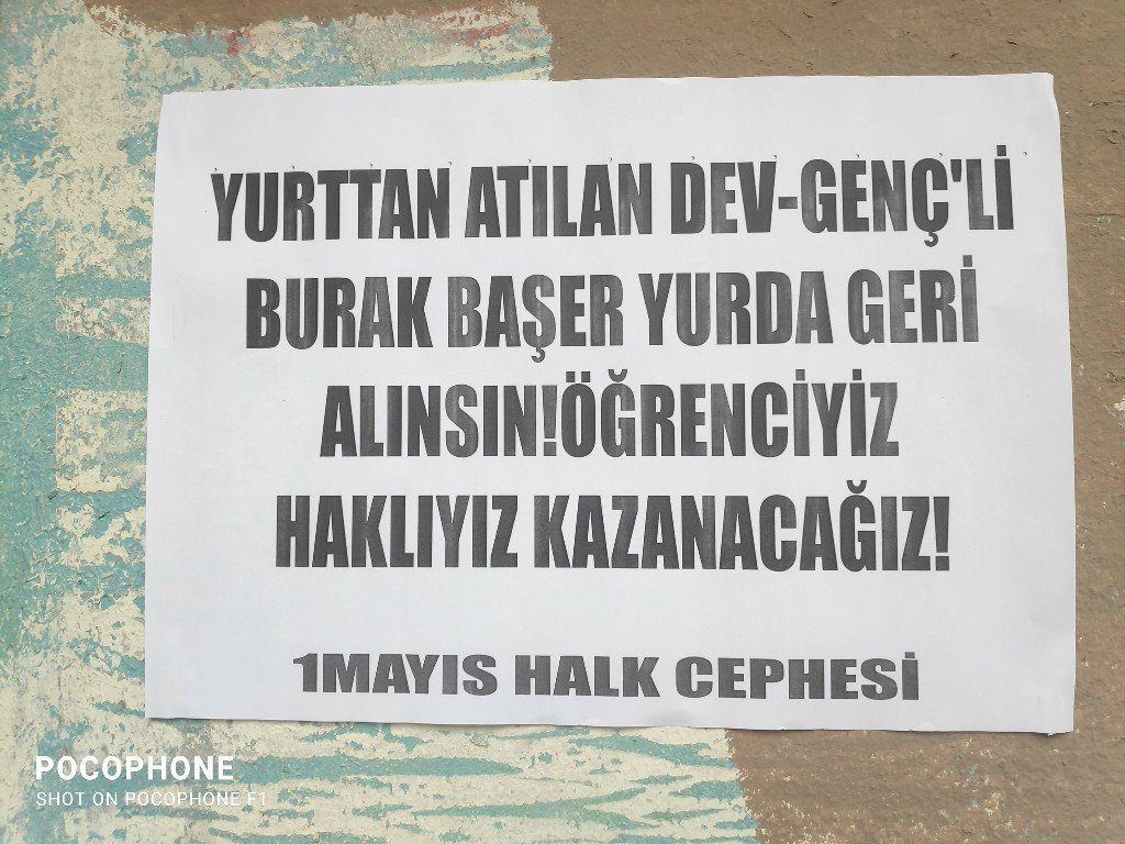 Bir Mayıs Halk Cephesi Burak Başer ile İlgili Ozalit Çalışması Yaptı - Image 1