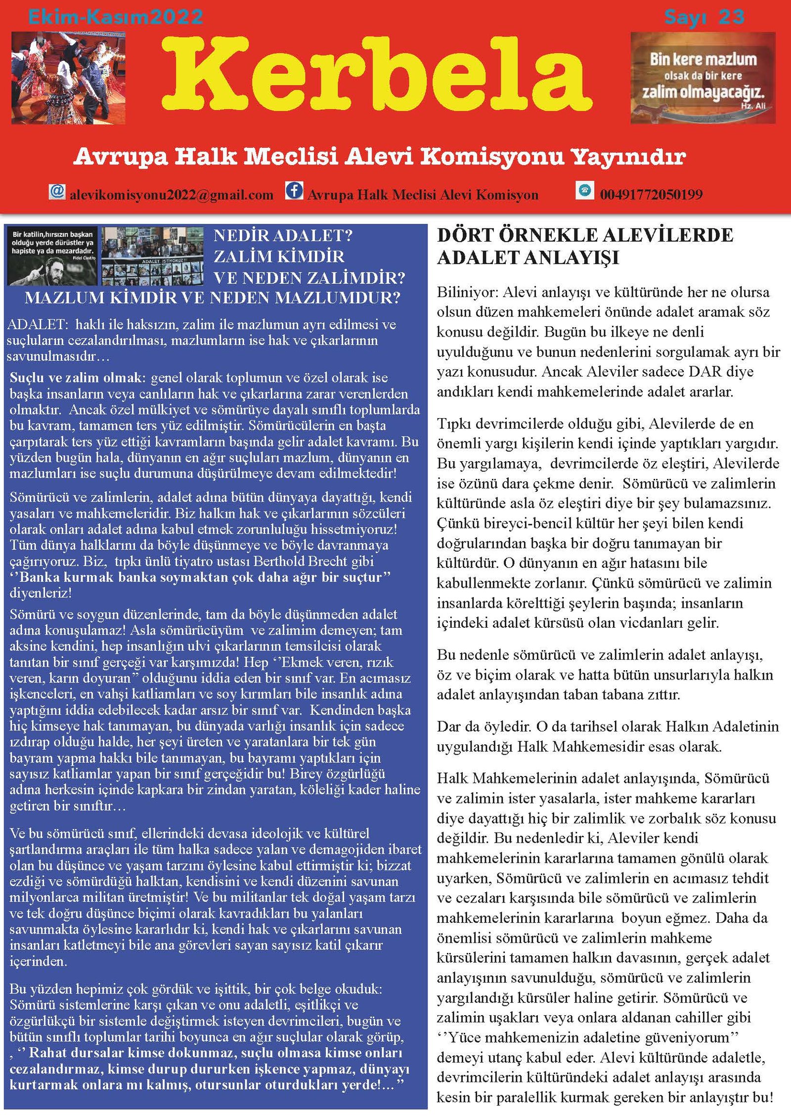 Kerbela Dergisinin 23. Sayısı Çıktı - Image 1