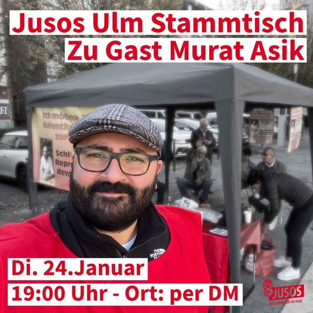 Ulm Direnişcisi Murat Aşık’a Spd Gençlik Kolları Jusos Ve Yeşiller Gençliği Grüne Jugend’den Davet - Image 1