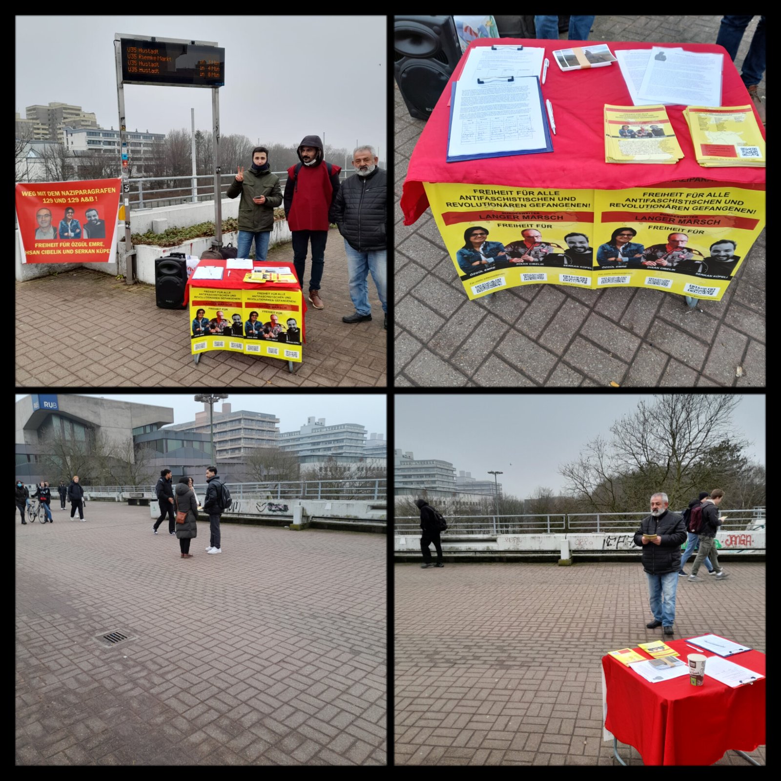 Almanya’da Uzun Yürüyüşün 4. Gününde Bochum Şehrindeydi “Kar, Kış Tanımayız” - Image 1