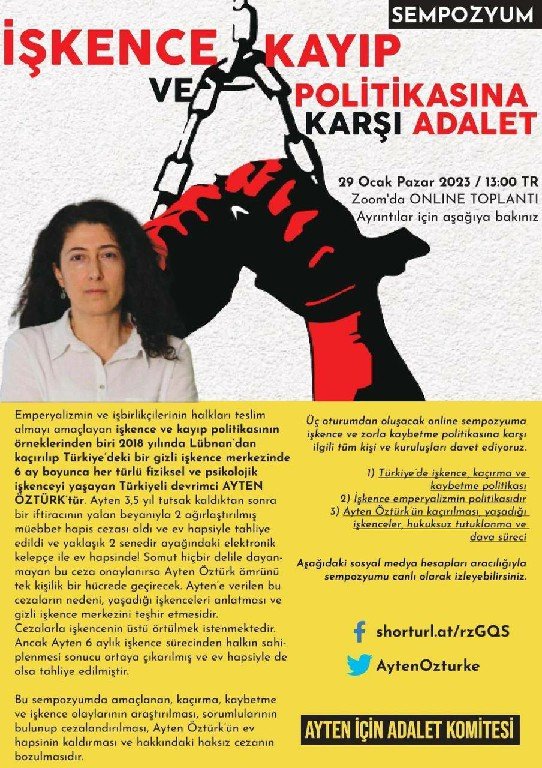 Sempozyum: Ayten Öztürk’e Özgürlük - Image 1
