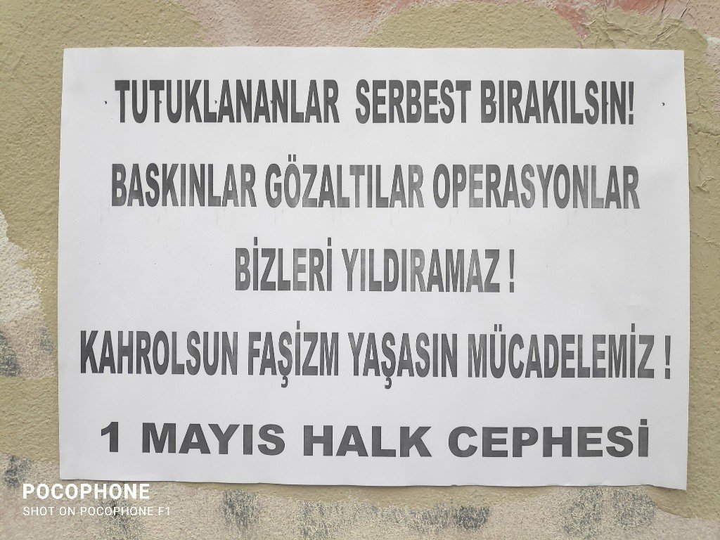 Bir Mayıs Halk Cephesi: Tutuklanan TAYAD’lı Aileler için Ozalit Çalışması Yaptı - Image 1